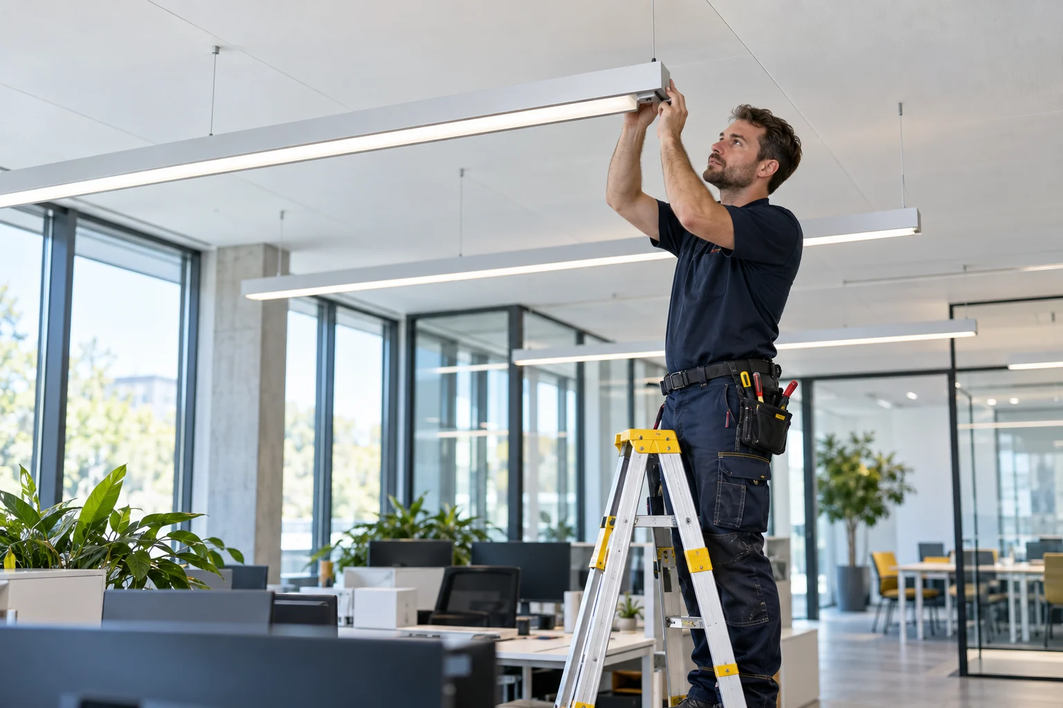 Beleuchtung und LED-Montage in Berlin – Illustrative Darstellung