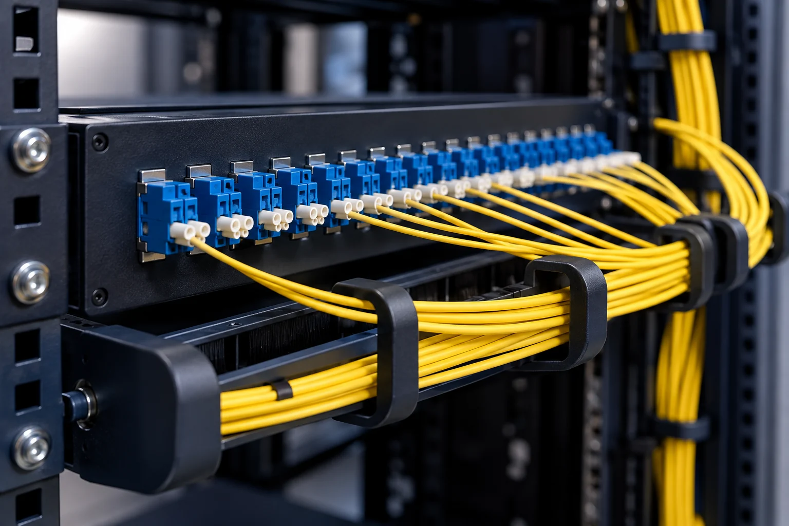 LWL-Patchpanel und Verteiler in Berlin – Illustrative Darstellung
